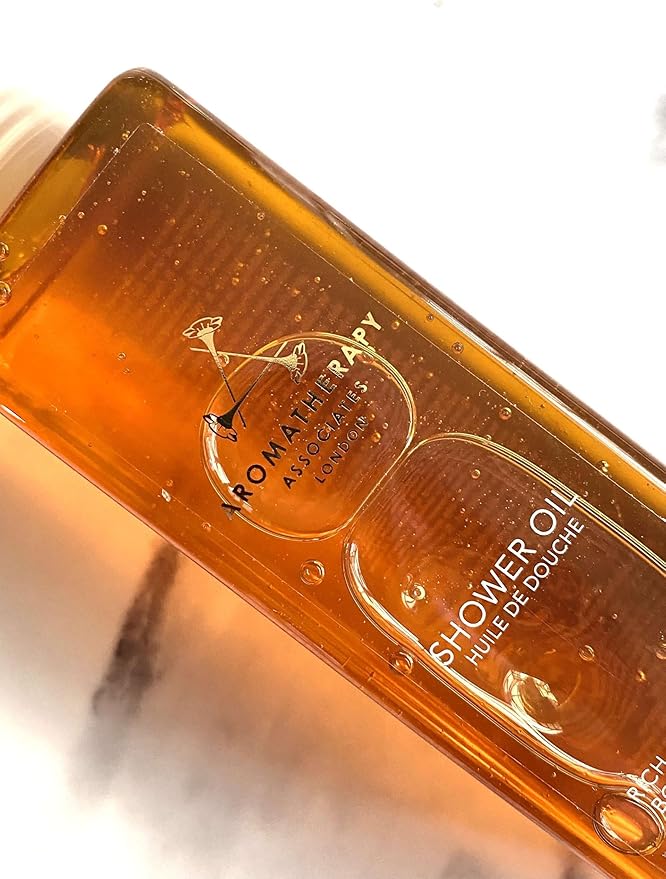Aromatherapy Associates De-Stress Mind Shower Oil. Concentrated Blend of Frankincense, Chamomile and Petitgrain Essential Oils to Clear, Calm and Moisturize (8.45 fl oz)