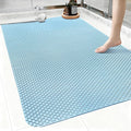 Non Slip Shower Mat: 35"x24" Extra Large Shower Mats for Inside Shower,Trimmable PVC Anti Slip Shower Stall Mats, No Odor, Quick Drying Shower Mats for Floor, Bathroom, Home, Kitchen, Hotel