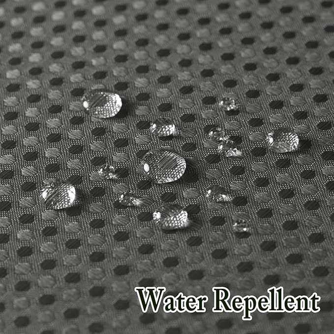 Gibelle Extra Long Shower Curtain 72x86, Waffle Weave Bathroom Shower Curtain with Snap-in Fabric Liner Set, No Hooks Needed, Hotel Style with Mesh Top Window, Charcoal Grey