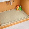 Jin&Bao Waterproof Under Sink Mat 19" x 19", Thick Silicone Mat Cabinet Protector for Kitchen and Bathroom, Shelf Liner, Home Organizer and Storage, Multipurpose Tray for Gadgets and Essentials