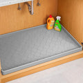 Jin&Bao Waterproof Under Sink Mat 22" x 22", Thick Silicone Mat Cabinet Protector for Kitchen and Bathroom, Shelf Liner, Home Organizer and Storage, Multipurpose Tray for Gadgets and Essentials