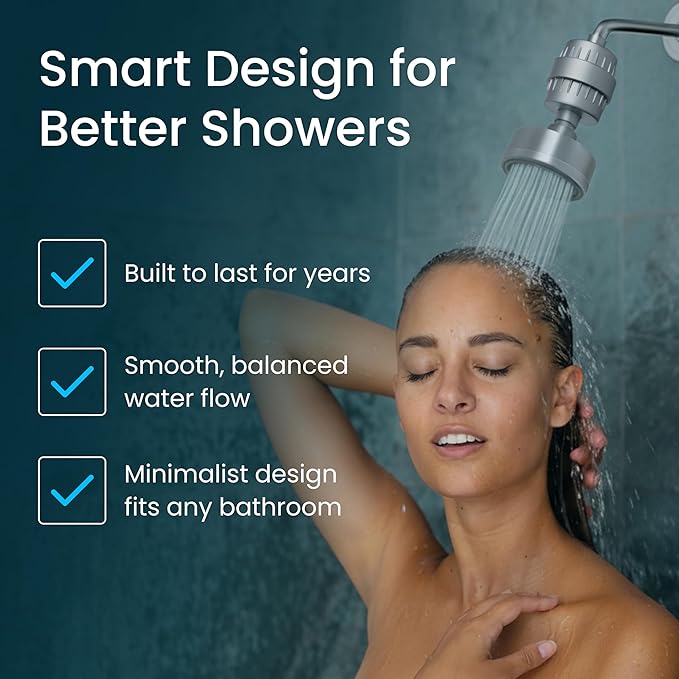 LAIFsolutions Premium Stainless Steel Shower Head – Smooth High-Pressure Spray, Durable & Rust-Resistant (Shower Head)
