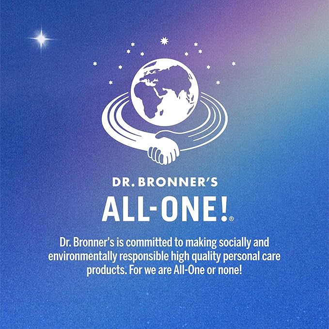 Dr. Bronner's - Organic Sugar Soap (Lemongrass, 24 Ounce) - Made with Organic Oils, Sugar and Shikakai Powder, 4-in-1 Uses: Hands, Body, Face and Hair, Cleanses, Moisturizes and Nourishes, Vegan