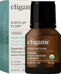 Cliganic Organic Essential Oils Blend - Deep Breaths - State of Flow (Packaging May Vary)