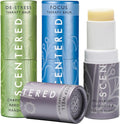 Scentered Aromatherapy Balm Gift Set - Calm & Confident - Pack of 3 Balms: Sleep Well, De-Stress, Focus - Rosemary, Cedarwood, Lavender Essential Oils - Aromatherapy Gifts for Women