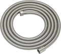 RUMOSE 118 inches Shower Hose Shower Head Extension Tube Extra Long Stainless Steel Shower Hose Attachment Flexible Handheld Shower Sprayer Hose, Brushed Nickel