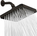 SparkPod Shower Head - High Pressure Rain - Premium Quality Luxury Design - 1-Min Install - Easy Clean Adjustable Replacement for Your Bathroom Shower Heads (Vintage Oil Rubbed Bronze, 8 Inch Square)