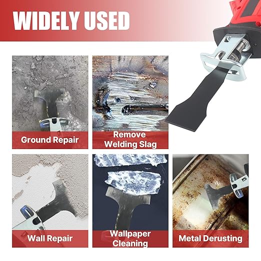 2pcs 2inch (50mm) HCS reciprocating Saw Blade Saber Shovel Length Cleaning Tool for Removing Tile Grout Glue Gaps, etc.…