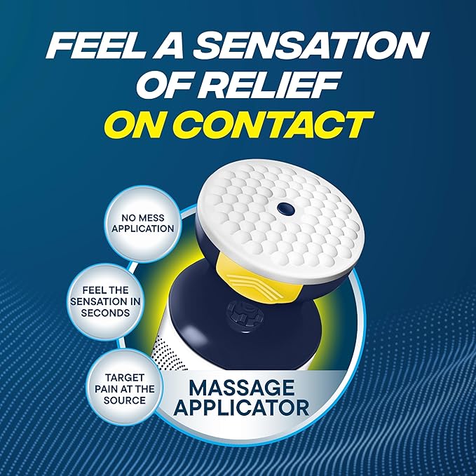 Advil Targeted Relief Pain Relieving Cream with Massage Applicator, Up to 8 Hours of Powerful Relief of Minor Arthritis Pain, Joint Pain, Lower Back Pain and Muscle Pain, 2.5 oz