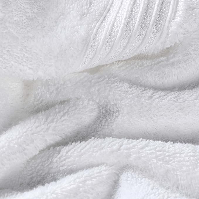 Superior Egyptian Cotton 10-Piece Face Towel Set , Small Towels For Facial, Spa, Quick Dry, Absorbent Towels, Bathroom Accessories, Guest Bath, Home Essentials, Washcloth, Airbnb, White