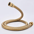 39 Inches High Pressure Bidet Hose Short Gold Shower Hose Extra Long 304 Stainless Steel Handheld Showerhead Hoses, Anti Winding Interface,With Brass Insert Nut Shower Faucet Hoses Replacement