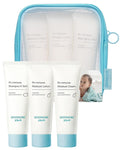 GOONGBE Baby Skincare Travel Set - Korean Baby Skincare & Bath Time Essentials - Shampoo & Bath, Moisutre Lotion, Cream - Hydrating & Nourishing, 3 Items