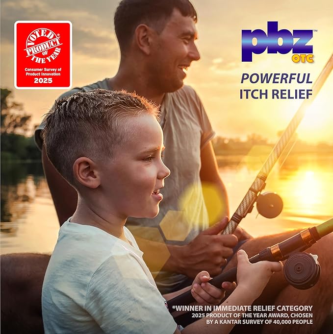 PBZ OTC Antihistamine Cream with 1% Tripelennamine, Kid Safe Itch Relief, 1 Oz, 2 Pack