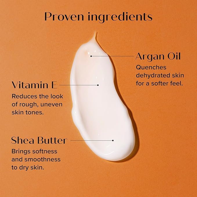 Medix 5.5 Argan Oil Cream + Vitamin E Anti Aging Skin Care Moisturizer Body Cream | Firming Body Lotion Reduces Look Of Wrinkles, Cellulite, Crepey Skin, & Uneven Skin Tone For Women & Men, 15 Fl Oz