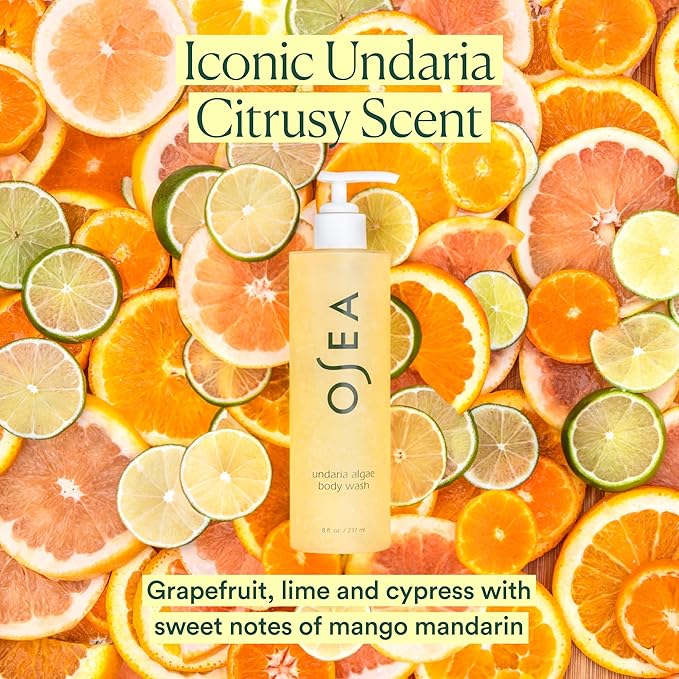 OSEA Undaria Cleanse & Glow Duo - Undaria Algae Body Oil & Undaria Algae Body Wash