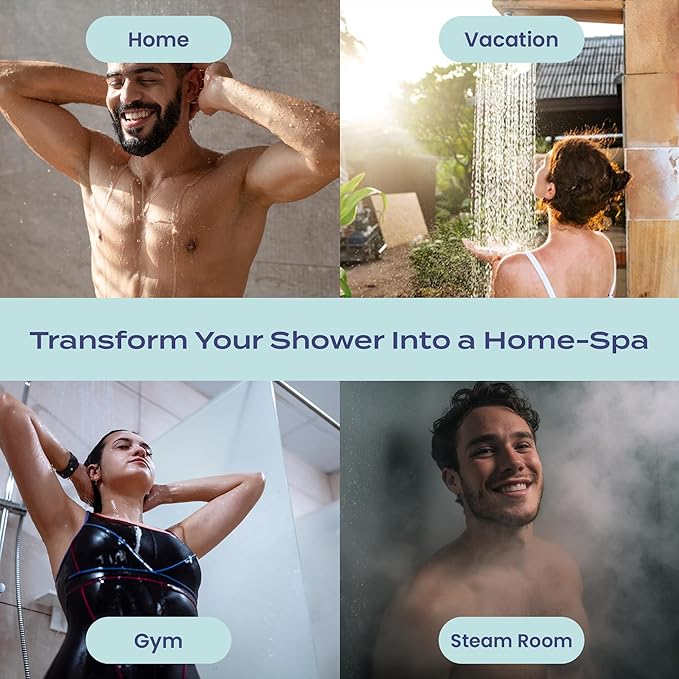 Body Restore Shower Steamers Aromatherapy 6 Pack - Christmas Stocking Stuffers for Men, Birthday Gifts for Women, White Elephant, Relaxation, Self Care - Clarity