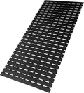 MBOSS Bath Tub Shower Mat Non Slip Bathtub Mats for Bathroom Shower Floor Mat Bath Mats for Shower Tub Anti Slip Shower Mat with Drain Hole and Large Suction Cups (Black, 37.5 X 15.7 Inch)