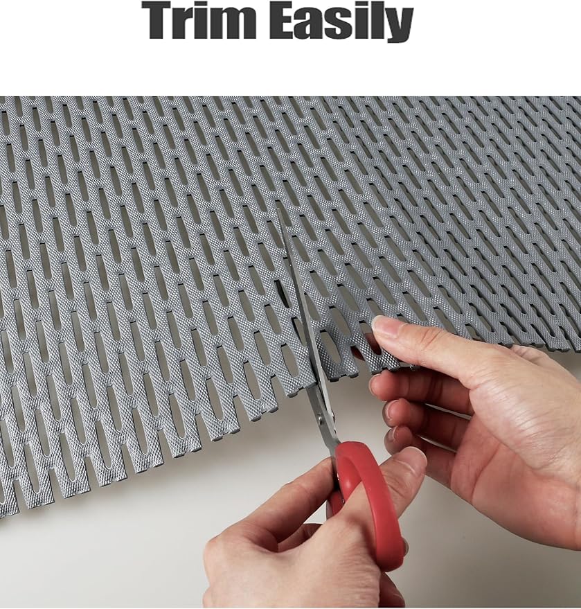 Extra Large Non Slip Shower Mat - Yonala 47.2" x 31.5" Anti Slip Shower Mat for Inside Shower, Trimmable PVC Shower Floor Mat for Shower Stall, Bathroom, Tub, Quick Drying Matt