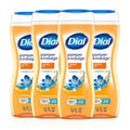 Dial Body Wash, Pamper & Indulge Marula Oil, 16 Fl Oz (Pack of 4), Hydraclean Complex & Vitamin E, Gentle, Leaves Skin Feeling Nourished, Dermatologist-Tested, No Parabens & Sulfates