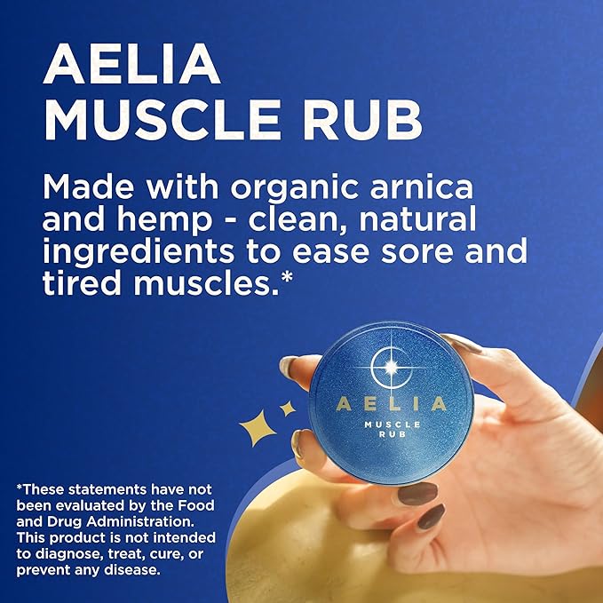 Sore Joint & Muscle Rub | Fast Acting Intensive Muscle Balm with Hemp Menthol Arnica & Camphor for Back Shoulder Neck Knees and Feet Targeted Relief | Long Lasting Non-Greasy & Lightweight (2 Pack)