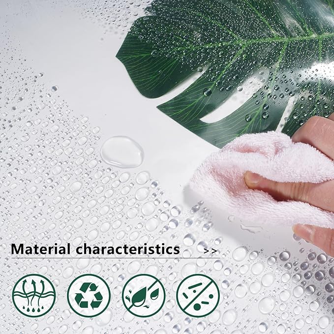 AooHome Stall Clear Plastic Shower Curtain Liner, 36x72 Premium Light Weight EVA 4G Plastic Bathroom Shower Liner with Rustproof Metal Grommets and 3 Magnets for Shower Stall(No Hooks)