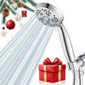 Hand Held Shower Head, High Pressure 6 Spray Mode Handheld Showerhead, Chrome Shower Head with 59 Inch Stainless Steel Hose and Adjustable Bracket