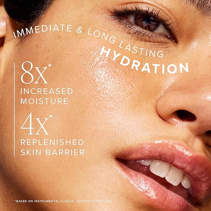 Farmacy Ceramide Face Moisturizer - Honey Halo Hydrating Facial Moisturizer for Dry Skin - Plumps, Soothes + Restores Skin with Potent Ceramides + Buckwheat Honey for a Dewy, Healthy Glow (100ml)