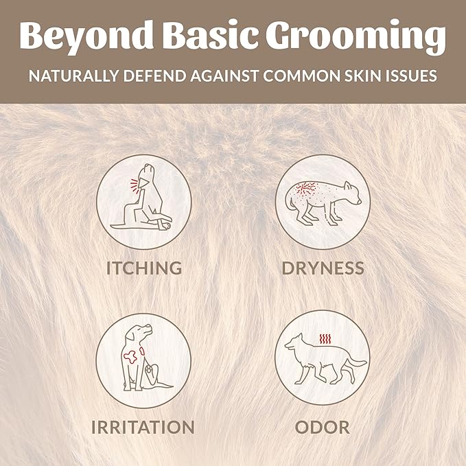 Skout's Honor Probiotic Pet Shampoo & Conditioner with Avocado Oil & Omega-3s, 97% Natural, Paraben & Sulfate-Free, Cruelty-Free, 16oz, Dog of The Woods