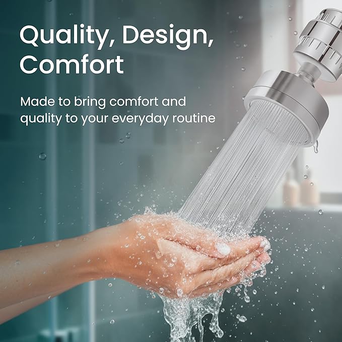 LAIFsolutions Premium Stainless Steel Shower Head – Smooth High-Pressure Spray, Durable & Rust-Resistant (Shower Head)