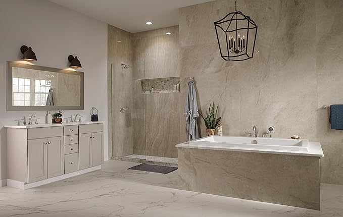 Delta Woodhurst Roman Tub Faucet with Hand Shower, Brushed Nickel Deck Mount Bathtub Faucet, Stainless T4732-SS (Valve sold separately)