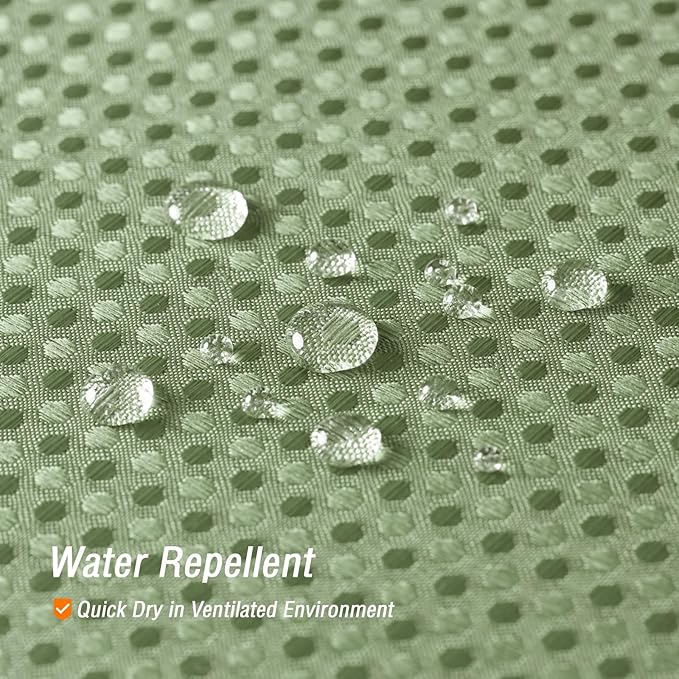 Gibelle Extra Long Shower Curtain 72 x 84, Tall Waffle Weave Textured Fabric Shower Curtain for Bathroom, Water Repellent, Machine Washable, Sage Green