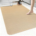 Extra Large Shower Mat: 47"x32" Non Slip Shower Mats for Inside Shower, PVC Anti Slip Shower Stall Mats No Odor, Trimmable Walk in Shower Mats for Elderly Kids