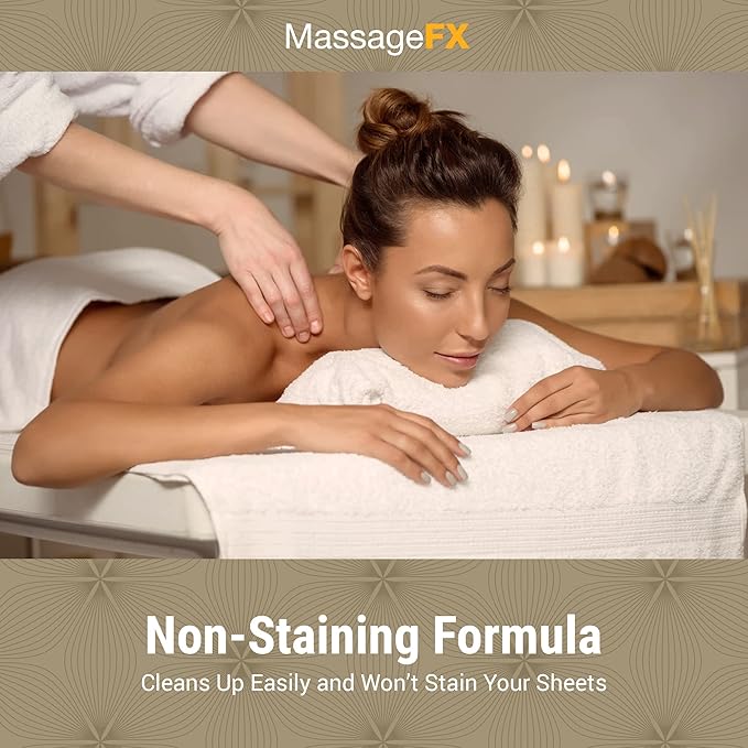 Massage FX Unscented Massage Lotion, 1 Gallon - Soothing Formula Provides Smooth Extended Glide - Non Sticky Formula Easy Glide Smooth Touch with Natural Botanicals for Ultra Spa Experience