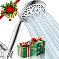 Shower Head, 6 Spray Modes Handheld Showerhead, High Pressure Hand Shower with 59 Inch Stainless Steel Hose and Adjustable Shower Head Holder, Chrome