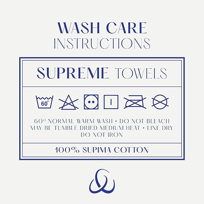 Christy Supreme Hygro 6 Piece Towel Set | Mocha Brown | 100% Luxury Supima Cotton | Ultra Soft | Super Absorbent | 650GSM | 2 Bath Towels 2 Hand Towels 2 Face Cloths