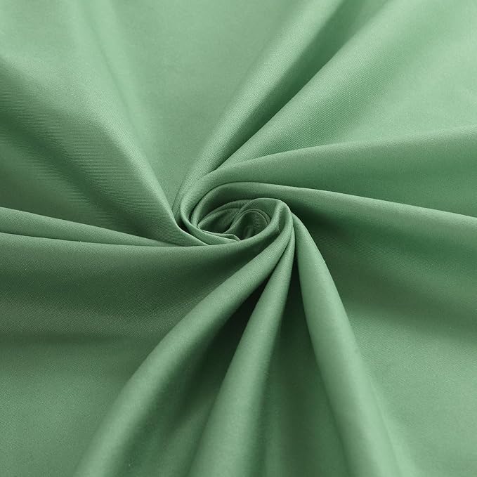 Extra Long Fabric Shower Curtain, Sage Green Ombre Modern Shower Curtains for Bathroom, 72" W x 84" H