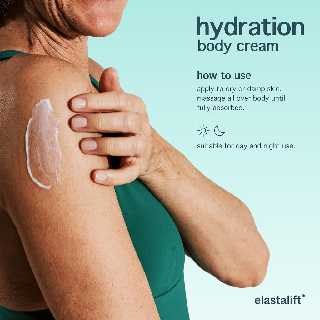Elastalift Hyaluronic Acid Moisturizer Body Lotion | Anti Aging Skin Care Body Cream & Face Lotion Diminishes Look Of Wrinkles, Sagging Skin, Crepey Skin, Cellulite, Stretch Marks, & Dry Skin, 2-Pack