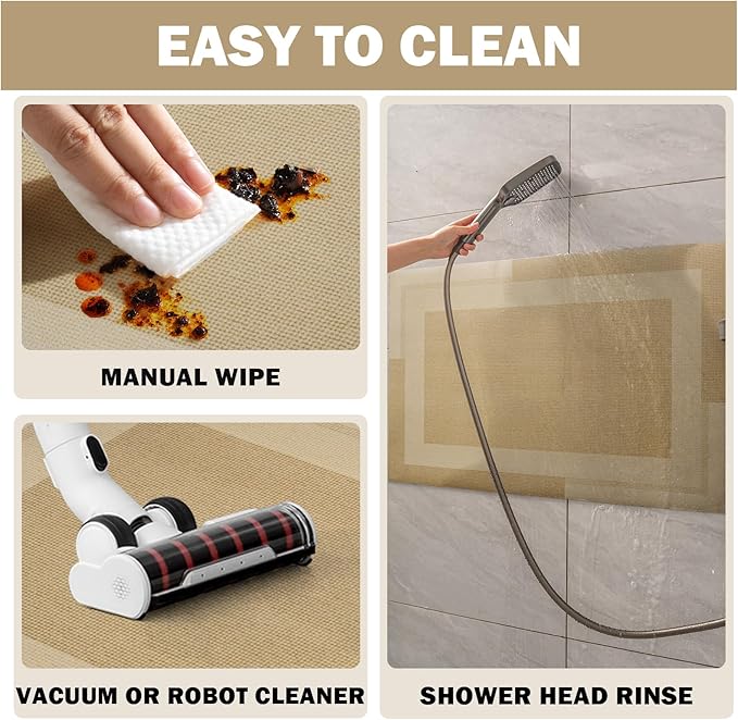 Extra Long Non Slip Bathroom Runner Bath Mat, Rubber Backing Ultra Thin Bath Rug Fit Under Door Quick Dry Super Absorbent Washable Shower Mat for Bathroom Floor Bathtub Sink, Brown 24"x70"