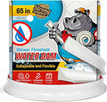 Shower Threshold Water Dam Barrier - White Collapsible Shower Water Blocker - Guard for Walk in Shower - Water Guard Stopper for Floor - Shower Door Water Blocker - By Hippo Dam (65 In, White)