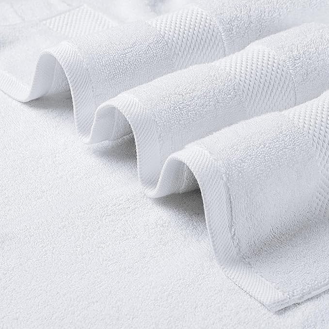 Delara 100% Organic Cotton Towels 650 GSM Plush Feather Touch Quick Dry Bath Sheet, Pack of 2 GOTS Certified, Oeko-Tex Green Certified, Organic Cotton Bath Sheet, 36"X70"