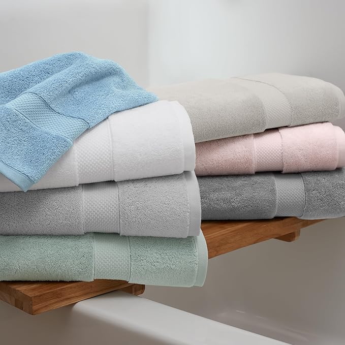 Aston & Arden Egyptian Hand Towels - Pack of 6 - Oversized Ultra Soft Thick & Absorbent, 100% Ringspun Egyptian Cotton Bathroom Towel for Spa, Hotel, 600 GSM, 16 x 30 in, Tan
