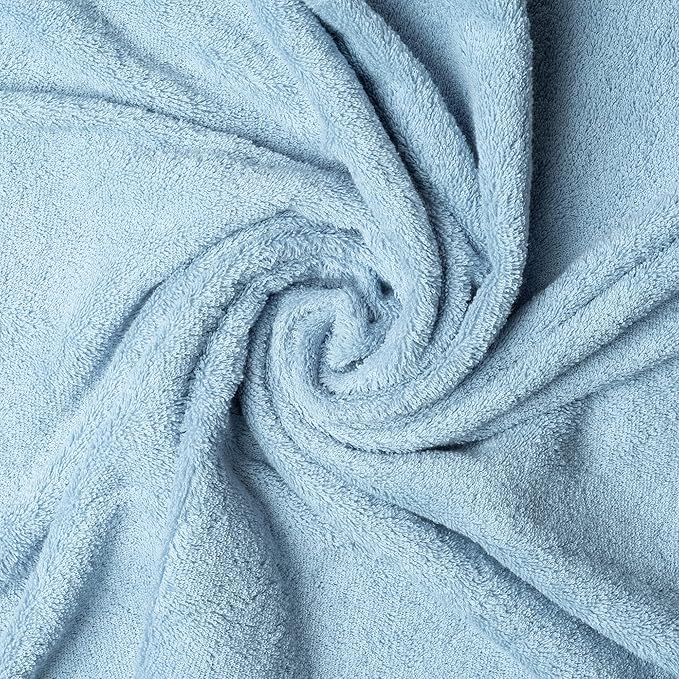 Melissa Linen, 4 Piece Towel Set, 1 Bath Hand 2 Fingertip Towels, 100% Turkish Cotton Towels for Bathroom, Absorbent, Quick Dry, Durable, Shower Towel, Cobalt Blue, Multi Size,(13CBLT1S4)