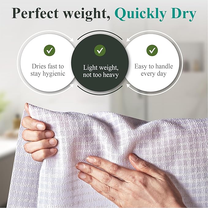 Korean Exfoliating Washcloth 2-Pack – Shower Towel Body Scrub Cloths for Deep Cleansing & Dead Skin Removal (Fresh Green + Relax Orange – Value Set)