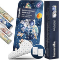Bath Tub Mat Non Slip Anti Mold for Kids BPA Free INCL Hooks - homerella® Ocean Sea Animals 40x16, Baby Bath Mat Non Slip 200 Suction Cups, Non Toxic Machine Washable Toddler Bath Mat, EU Certified
