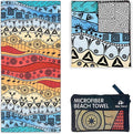 Quick Dry Towel Extra Large 78x35 Inch - Microfiber Beach Towel - Perfect for Beach, Travel, Swimming, Pool, Yoga, Hiking, Camping - Lightweight, Fast Drying, Compact for Adults (The Wild)