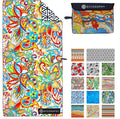 ECCOSOPHY Microfiber Beach Towel - Sand Free Towels are Quick Dry, Light Weight, Super Absorbent - Perfect Pool, Travel, Cruise, Camping Essentials - Oversized Extra Large for Adults 71x35 in